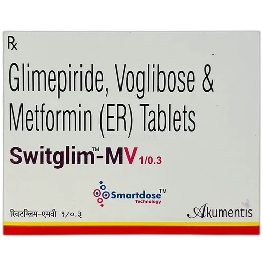 switglim mv 1/0.3mg tablet 15's